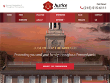 Tablet Screenshot of justaccused.com
